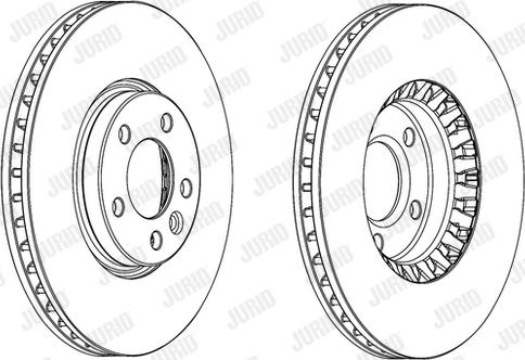 Jurid 562739JC-1 - Jarrulevy parts5.com