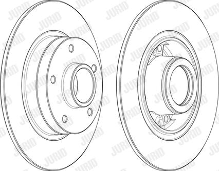 SNR KF155.110U - Kočni disk parts5.com