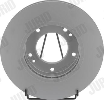 Jurid 562772JC-1 - Disco de freno parts5.com