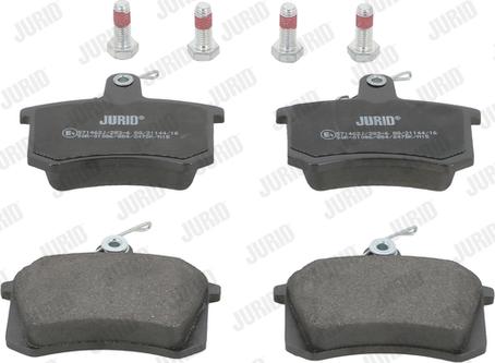 Jurid 571462J - Σετ τακάκια, δισκόφρενα parts5.com