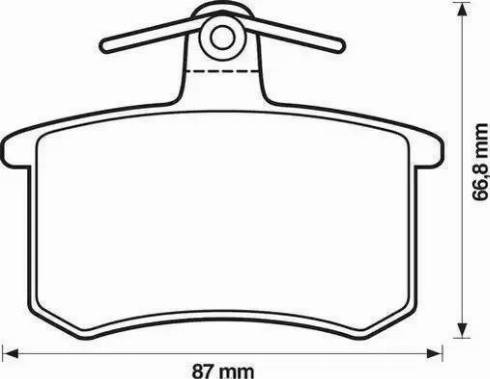 TRW GDB1050 - Σετ τακάκια, δισκόφρενα parts5.com