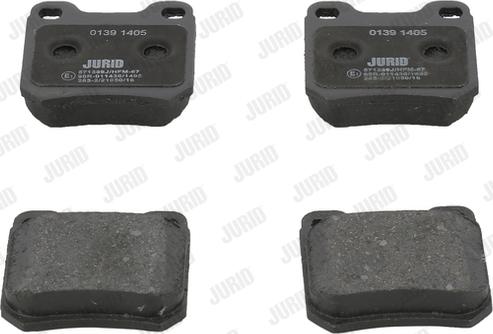 Jurid 571389J - Brake Pad Set, disc brake parts5.com