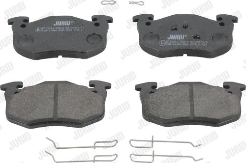 Jurid 571334J - Σετ τακάκια, δισκόφρενα parts5.com