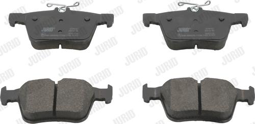 Jurid 573415J - Sada brzdových destiček, kotoučová brzda parts5.com