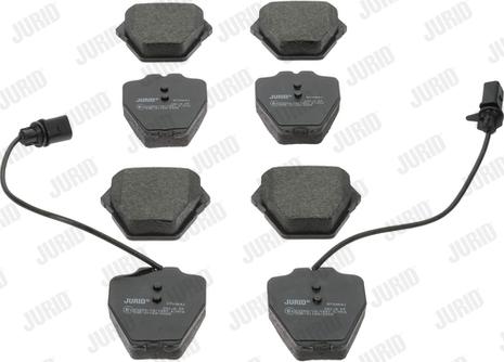 Jurid 573064J - Σετ τακάκια, δισκόφρενα parts5.com