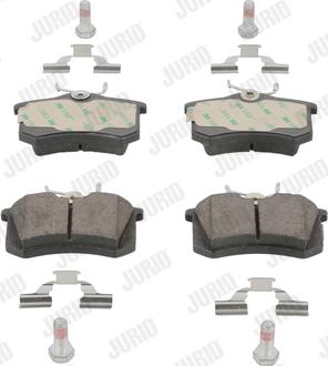 Jurid 573005JC - Brake Pad Set, disc brake parts5.com