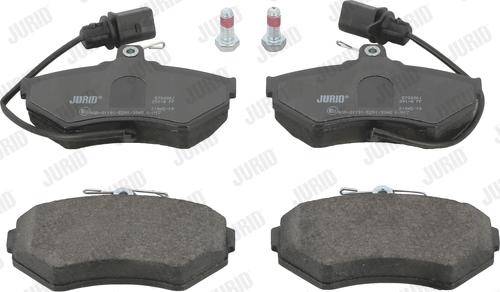 Jurid 573006J - Kit de plaquettes de frein, frein à disque parts5.com