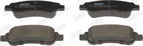 Jurid 573030D - Sada brzdových destiček, kotoučová brzda parts5.com