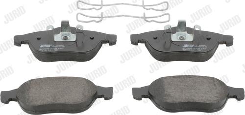 Jurid 573025J - Fékbetétkészlet, tárcsafék parts5.com