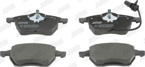 Jurid 573022J - Sada brzdových destiček, kotoučová brzda parts5.com