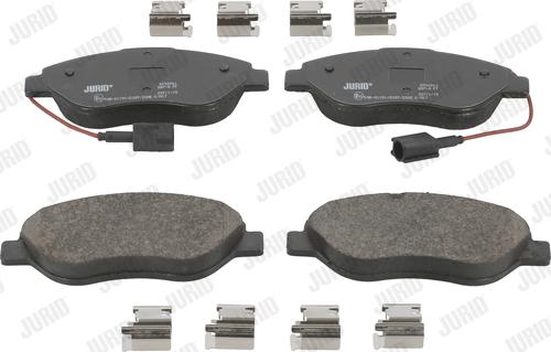 Jurid 573076J - Set placute frana,frana disc parts5.com