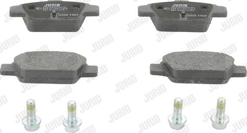 Jurid 573105J - Fékbetétkészlet, tárcsafék parts5.com