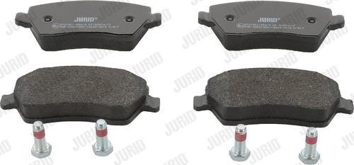 Jurid 573125J - Set placute frana,frana disc parts5.com