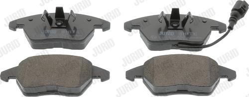 Jurid 573128JC - Тормозные колодки, дисковые, комплект parts5.com