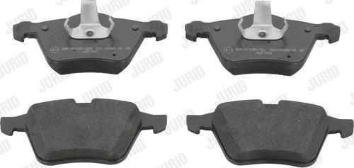 Jurid 573179J - Set placute frana,frana disc parts5.com