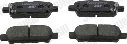 Jurid 573890J - Brake Pad Set, disc brake parts5.com