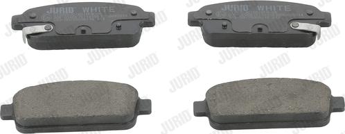 Jurid 573335JC - Sada brzdových platničiek kotúčovej brzdy parts5.com