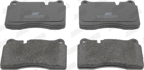 Jurid 573296J - Brake Pad Set, disc brake parts5.com