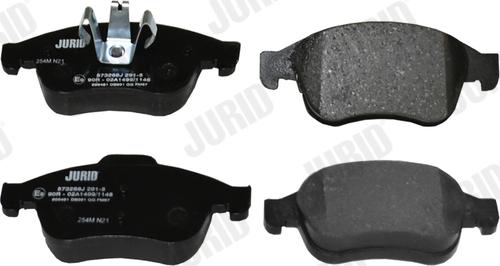 Jurid 573268J - Set placute frana,frana disc parts5.com