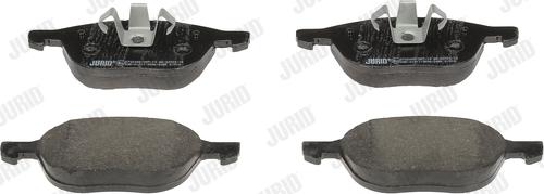 Jurid 573209D - Brake Pad Set, disc brake parts5.com