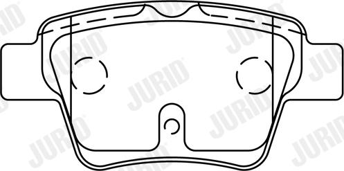 Jurid 573235J - Brake Pad Set, disc brake parts5.com