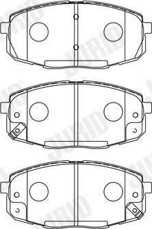 Jurid 573730J - Brake Pad Set, disc brake parts5.com