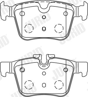 Jurid 573772J - Komplet pločica, disk-kočnica parts5.com