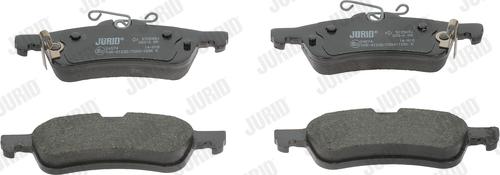 Jurid 572588J - Fékbetétkészlet, tárcsafék parts5.com