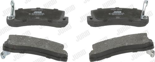 Jurid 572188J - Fékbetétkészlet, tárcsafék parts5.com