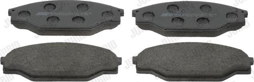 Jurid 572363J - Σετ τακάκια, δισκόφρενα parts5.com