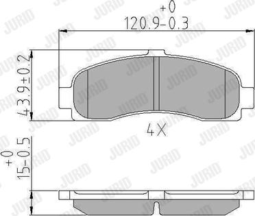 Jurid 572257J - Jarrupala, levyjarru parts5.com