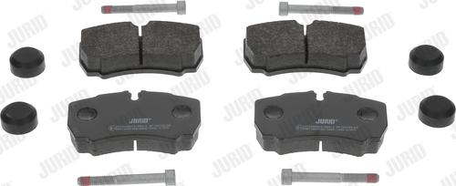 Jurid 2912309560 - Brake Pad Set, disc brake parts5.com