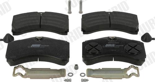 Jurid 2924405390 - Brake Pad Set, disc brake parts5.com