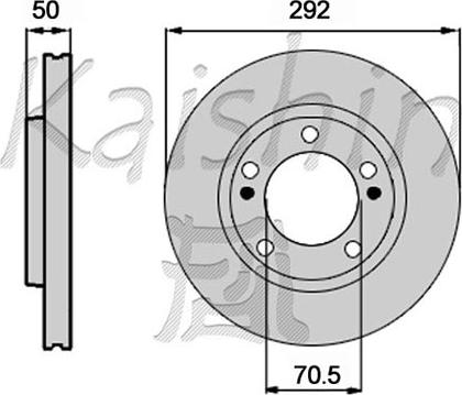 Kamoka 103195 - Disc frana parts5.com