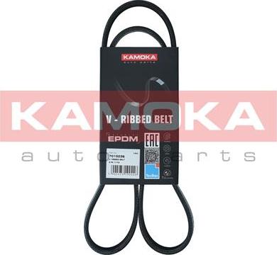 Kamoka 7015036 - Pasek klinowy wielorowkowy parts5.com