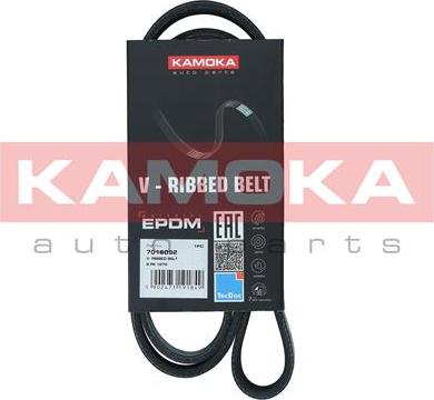 Kamoka 7016092 - Courroie trapézoïdale à nervures parts5.com