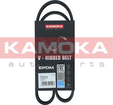 Kamoka 7016018 - Courroie trapézoïdale à nervures parts5.com