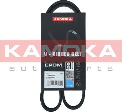 Kamoka 7016017 - Courroie trapézoïdale à nervures parts5.com