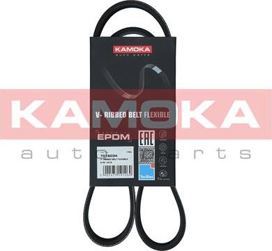 Kamoka 7016034 - Courroie trapézoïdale à nervures parts5.com