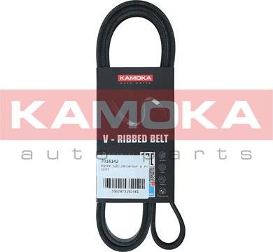 Kamoka 7016142 - Pasek klinowy wielorowkowy parts5.com