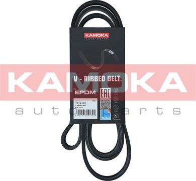 Kamoka 7016187 - Correa trapecial poli V parts5.com