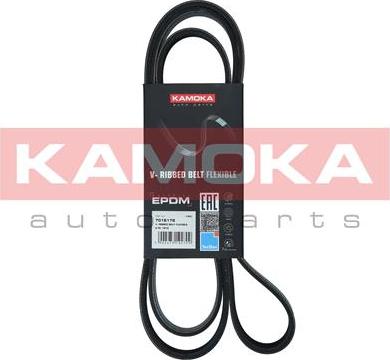 Kamoka 7016178 - Ozubený klínový řemen parts5.com