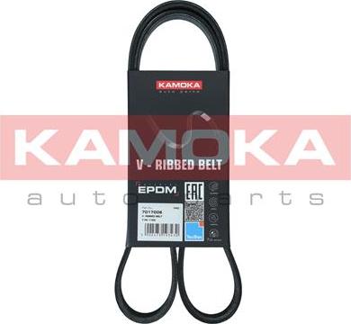 Kamoka 7017006 - Courroie trapézoïdale à nervures parts5.com