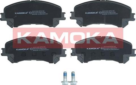 Kamoka JQ101008 - Σετ τακάκια, δισκόφρενα parts5.com