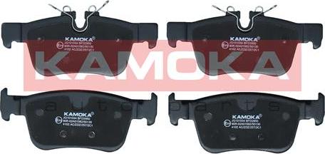 Kamoka JQ101034 - Fékbetétkészlet, tárcsafék parts5.com