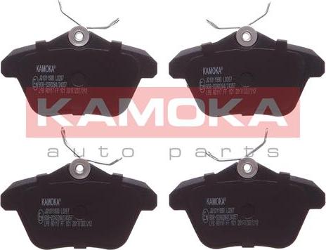 Kamoka JQ1011990 - Kit de plaquettes de frein, frein à disque parts5.com