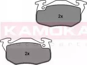 Kamoka JQ1011460 - Sada brzdových destiček, kotoučová brzda parts5.com