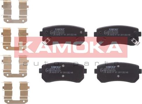 Kamoka JQ101146 - Fékbetétkészlet, tárcsafék parts5.com