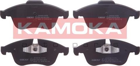 Kamoka JQ1018136 - Sada brzdových destiček, kotoučová brzda parts5.com