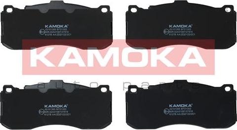 Kamoka JQ101395 - Brake Pad Set, disc brake parts5.com